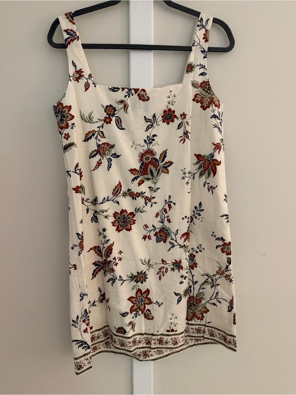 Tuckernuck x Studio McGee Cream Floral-Trim Sleeveless Dress - Picture 2 of 3